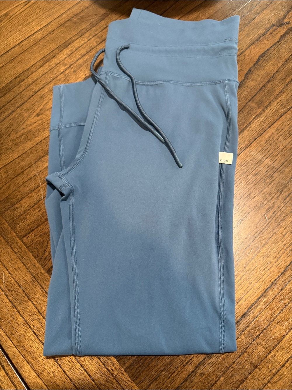 Vuori Slate Blue Yoga Leggings